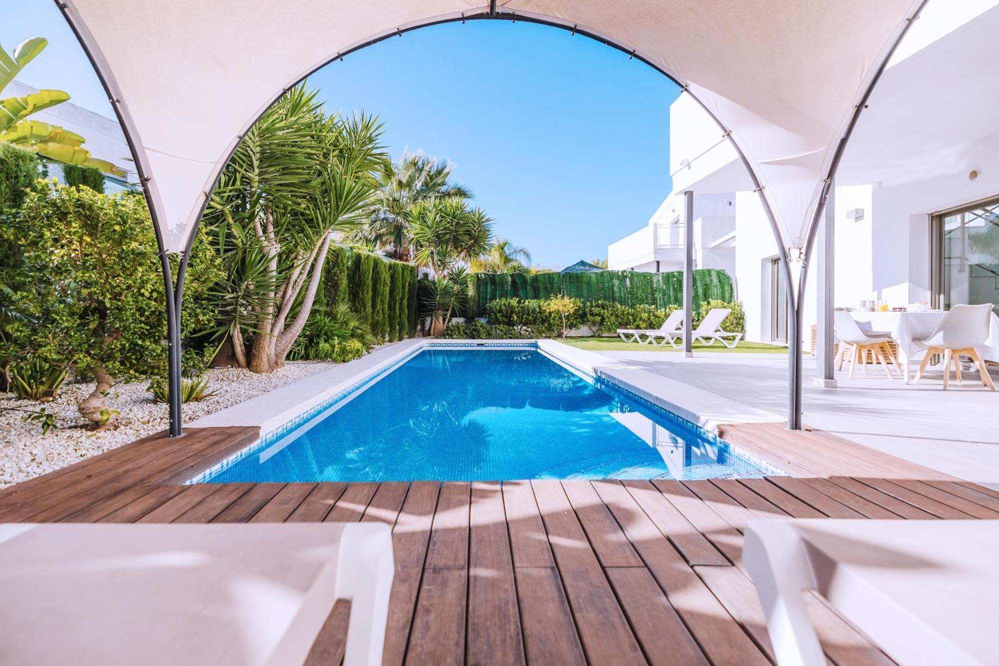 Casa Coco Stylisches Beachhouse Mit Pool & Sundeck Els Poblets Denia Экстерьер фото